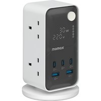 Momax US21UKW mobile device charger Universal White AC Indoor