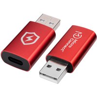 Microconnect MC-ACADAP-SC cable gender changer USB A USB C Red