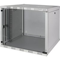 LogiLink W09B54G rack cabinet 9U Wall mounted rack Grey