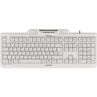 CHERRY KC 1000 SC Corded Smartcard Keyboard. Light Grey. USB (QWERTY -