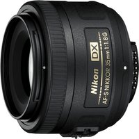Nikon AF-S DX NIKKOR 35mm f/1.8G SLR Wide lens Black