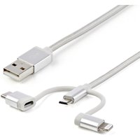 StarTech.com 1 m (3 ft.) USB Multi Charging Cable - USB to Micro-USB o