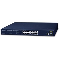 PLANET GS-4210-16T2S network switch Managed L2/L4 Gigabit Ethernet (10