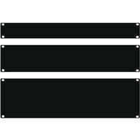 FDL 3U 19 Inch BLANKING PLATE - BLACK