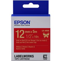 Epson C53S654033/LK-4RKK DirectLabel-etikettes gold on red 12mm x 5m f