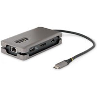 StarTech.com USB-C Multiport Adapter - 4K 60Hz HDMI/DP - 3-Port USB Hu