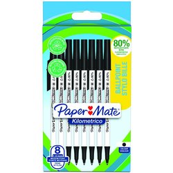 Papermate E Kilometrico Ballpt Blk P8
