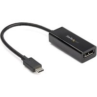 StarTech.com USB C to DisplayPort Adapter - 8K/5K/4K USB Type C to DP 1.4 Alt Mode Video Converter - HBR3/DSC/HDR - 8K 60Hz Thunderbolt 3 Compatible DisplayPort Monitor Display Adapter