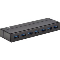 Tripp Lite U360-007-INT 7-Port USB-A Mini Hub - USB 3.x (5Gbps). Inter