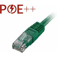 Cablenet 30m Cat6 RJ45 Green U/UTP PVC 24AWG Flush Moulded Booted Patc