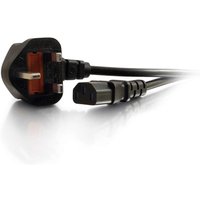 C2G 10m Power Cable Black BS 1363 C13 coupler