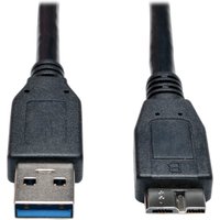 Tripp Lite USB 3.0 SuperSpeed Device Cable (A to Micro-B M/M) Black. 0