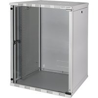 LogiLink W15B54G rack cabinet 15U Wall mounted rack Grey