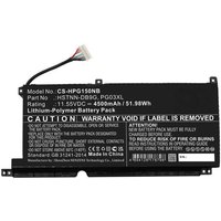 CoreParts Lpop ery for HP 51.98Wh
