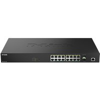 D-Link 18-Port 2.5G Multi-Gigabit PoE++ Smart Managed Switch with 2 x