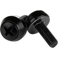 StarTech.com M5 x 12mm - Mounting Screws - 100 Pack. Black