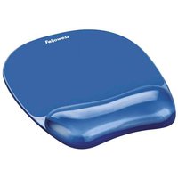 Fellowes Mouse Mat Wrist Support - Crystals Gel Mouse Pad with Non Sli