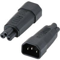 IEC Male C14 Clover Leaf C5 Adaptor