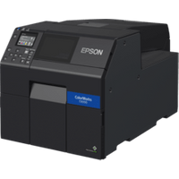 Epson ColorWorks C6000 Series colour label printer. 112 mm media. 85 m
