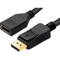 Microconnect DP-MFG-100 DisplayPort cable 1 m Black