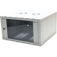 LogiLink W09E66G rack cabinet 9U Wall mounted rack Grey