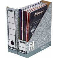 Bankers Box BANKERS BOX MAG FILE GREY/WHT PK10