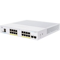 Cisco CBS350-16P-2G Managed L2/L3 Gigabit Ethernet (10/100/1000) Silve