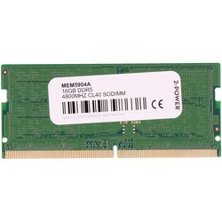 2-Power MEM5904A Memory Module 16 Gb 1 X 16 Gb DDR5 262-Pin SO-DIMM 2-Power MEM5904A Memory Module 16 Gb 1 X 16 Gb DDR5 262-Pin SO-DIMM