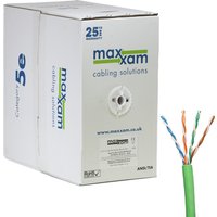 Cablenet Cat5e Green U/UTP LSOH 24AWG Solid CPR Dca Cable 305m Reelex