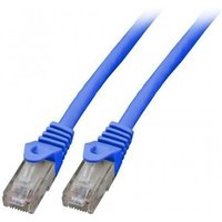 Mercodan Patchkabel KAT6 UTP. Blå. 0.5m. Halogenfri. 2x4xAWG24 LSZH. P