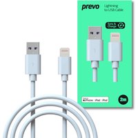 PREVO USB-LIGHTNING-2M lightning cable White