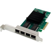 Digitus 4 port Gigabit Ethernet network card. RJ45. PCI Express. Intel