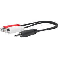 Vivolink PROMJMRCAF0.2 audio cable 0.2 m 2 x RCA 3.5mm Black