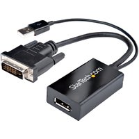 StarTech.com DVI to DisplayPort Adapter - USB Power - 1920 x 1200 - DV