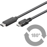 Microconnect USB3.1CAMIB1 USB cable USB 2.0 1 m USB C Micro-USB B Blac