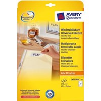 Avery L4737REV-10 printer label White
