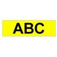 Brother TZ-S611 DirectLabel black on yellow extra strong Laminat 6mm x