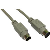 Cables Direct EX-105 PS/2 cable 5 m 6-p Mini-DIN Grey