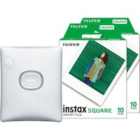 Fujifilm Instax Square Link Wireless Smartphone Photo Printer - White
