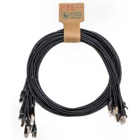 Cablenet 2m Cat6 RJ45 Black U/UTP LSOH 30AWG Slim Snagless Booted Patc
