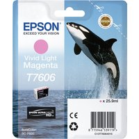 Epson C13T76064010/T7606 Ink cartridge light magenta. 2.8K pages 25.9m