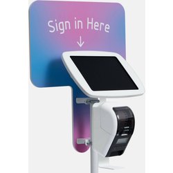 Bouncepad Floorstanding With Brother Printer Mount And Branding Board