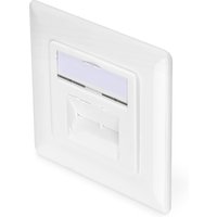 Digitus CAT 6A class EA network socket. design-compatible. shielded. f