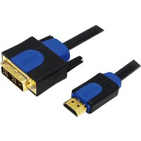 LogiLink CHB3102 video cable adapter 2 m HDMI Type A (Standard) DVI-D