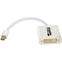 Plugable Technologies Mini DisplayPort (Thunderbolt 2) to DVI Adapter (Driverless, Supports Mac, Windows, Linux Systems and Displays up to 1920x1200@60Hz, Passive)