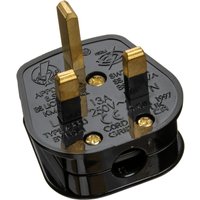 Scolm UK MAINS PLUG 13A Bk BS1363