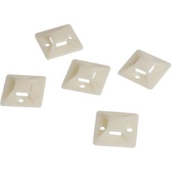 Logilink KAB0043 Cable Tie Acrylonitrile Butadiene Styrene (Abs) Ivory