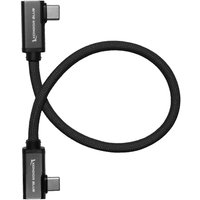Kondor Blue KB-USBC31-RA-12-BK USB cable USB 3.2 Gen 2 (3.1 Gen 2) 0.3