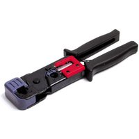 StarTech.com RJ45 RJ11 Crimp Tool with Cable Stripper - TAA