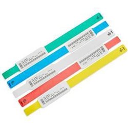 Zebra Wristband. Synthetic. 1X11IN (25.4X279.4MM). Dt. Z Band Ultra So